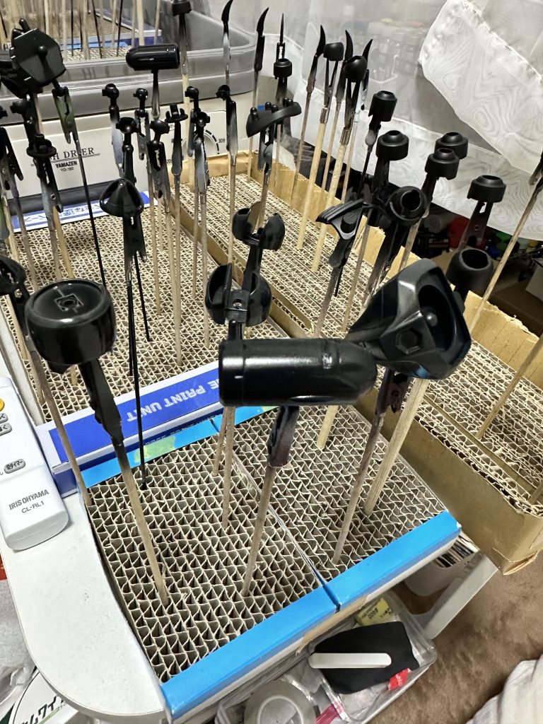 合わせ目消して塗装のせたとこ。