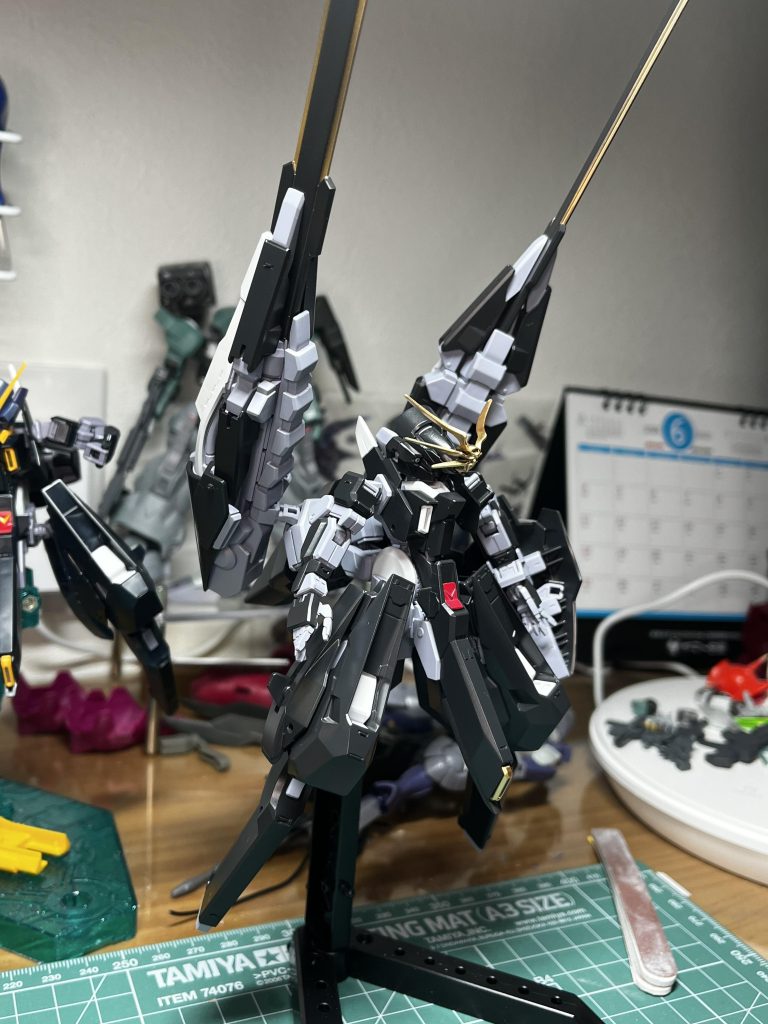 エアブラシにて基本塗装状態