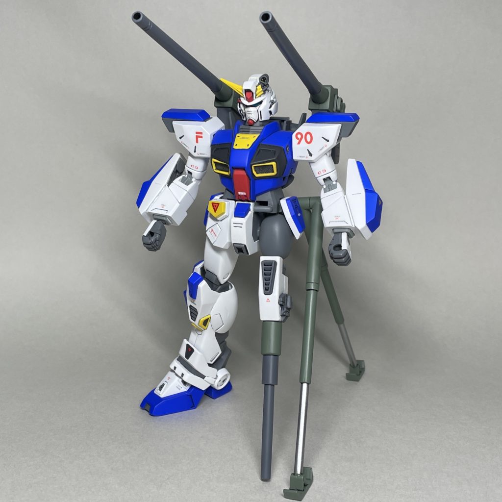 まえ 塗装したのは数年前ですが、だいたいの形ができたのはずっと前。塗装して撮影せずにしまいましたが、MG F90のあまりデカールを貼ってアップデートしたのを機に日の目をみることとなりました💦