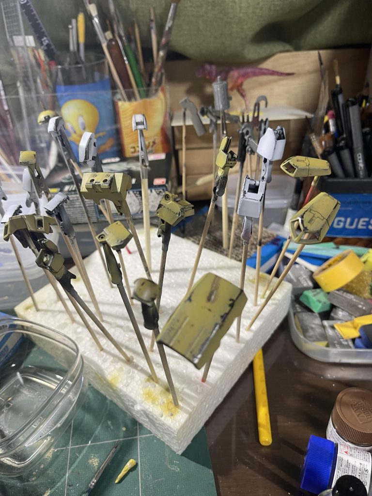 ヘアースプレー塗装したけど、思ったより剥がれたからビビった。