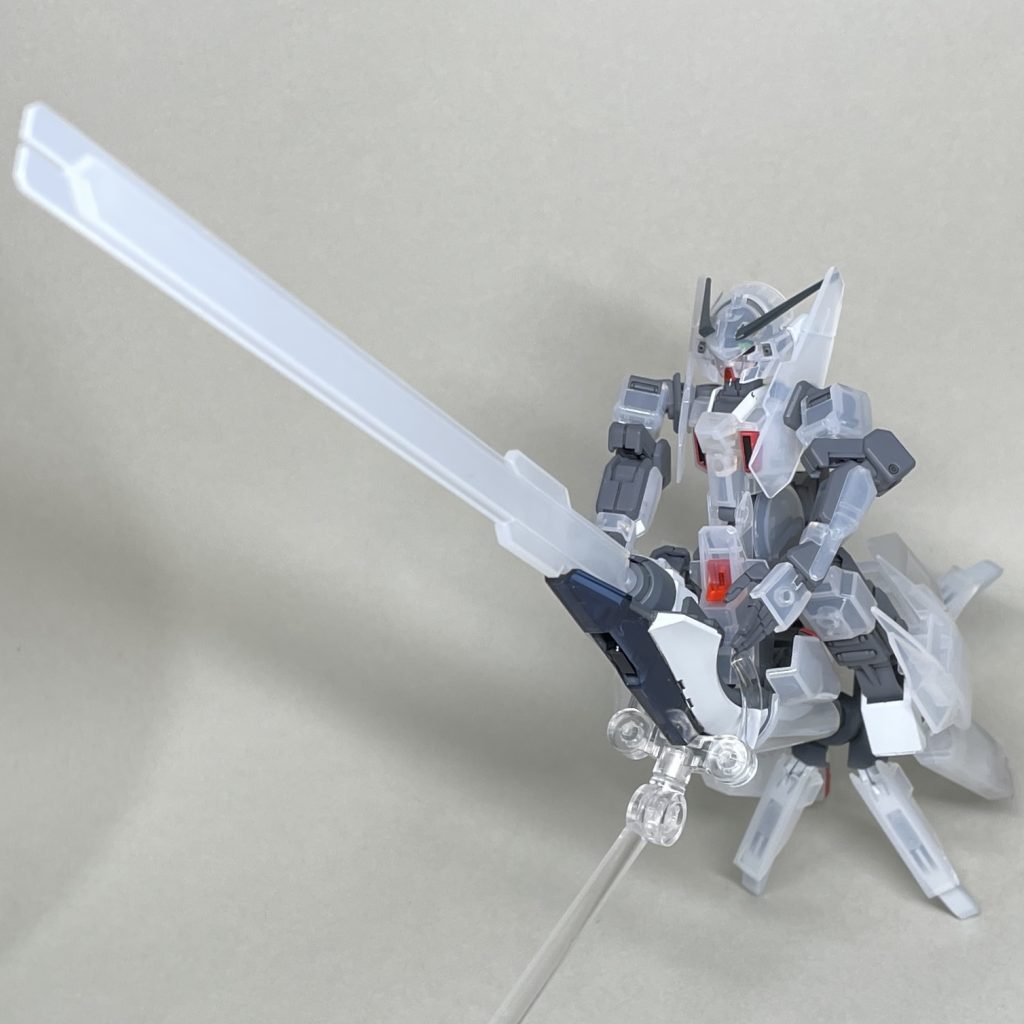 騎乗 まえ 魔女の箒に見たたて、ライフルに跨るポーズも取れます。