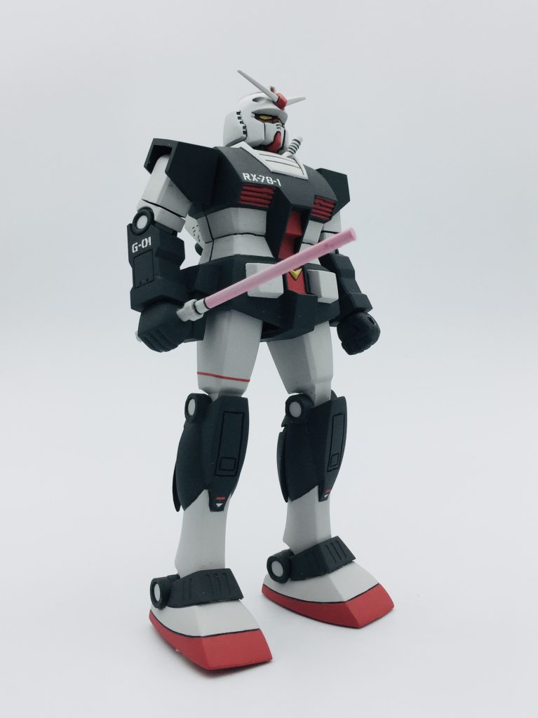 旧キット 1/144 RX-78-1 プロトタイプガンダム ガンプラ 完成–2枚目/制作者:kan-o-gunplablog
