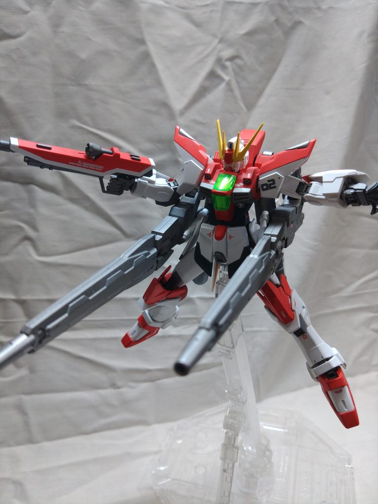 説明不要のヴェスバースタイル。通常のライフルはフリーダムの物からフォアグリップ外して穴を埋めました。