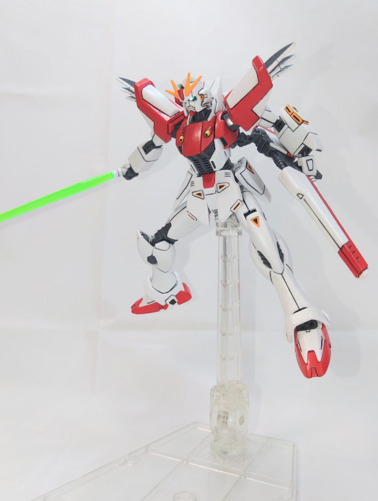 そして切り札、フェイスオープンビーム。原作のエフェクトを上手く解釈していましたね。ジュリアン氏のこのアイデア、Yesだね！！