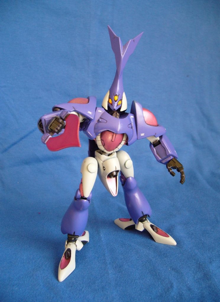 ビームカタール。鎌はキットだとペラペラなので。柄の部分をプラ棒にして、キットの刃を付け直してます。両方ともビームの刃はキャンディ塗装で。