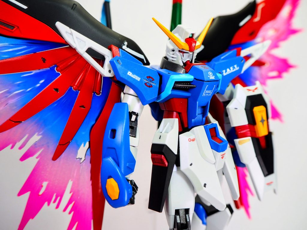 HGディスティニーガンダム　全塗装–3枚目/制作者：かつらく