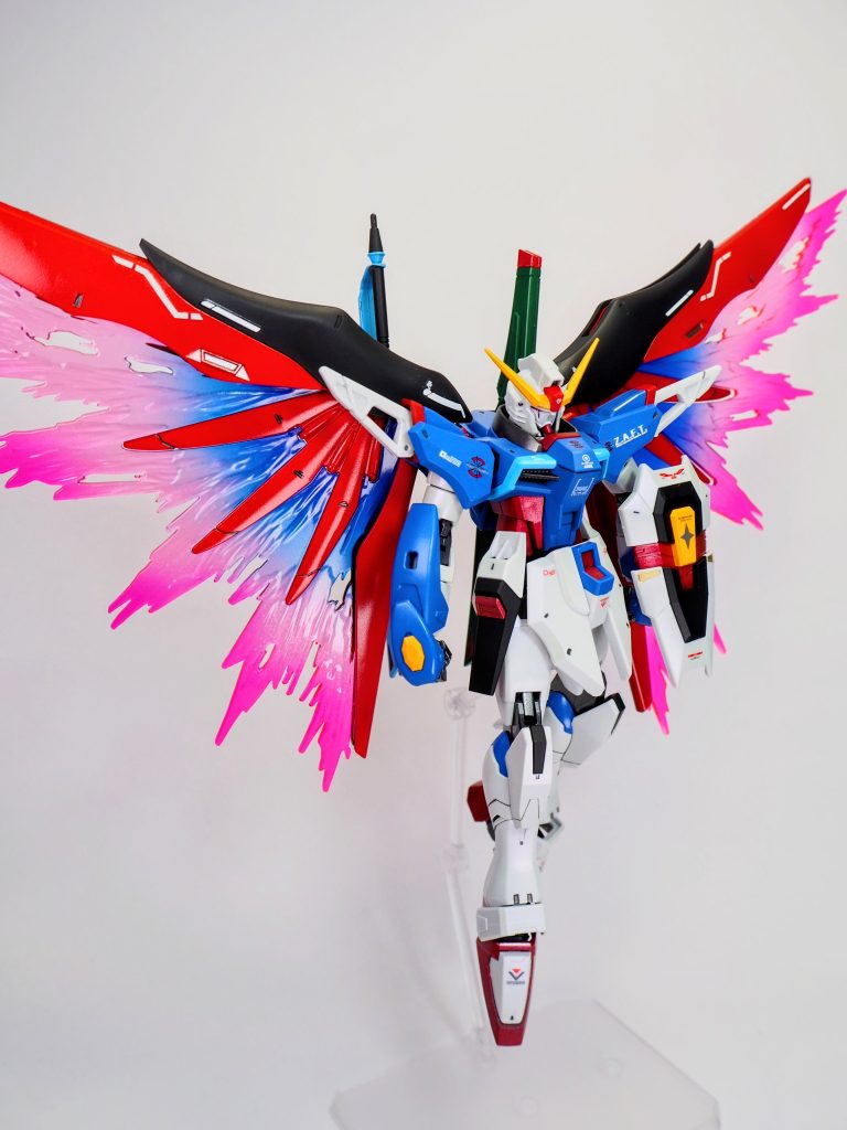 HGディスティニーガンダム　全塗装–2枚目/制作者：かつらく