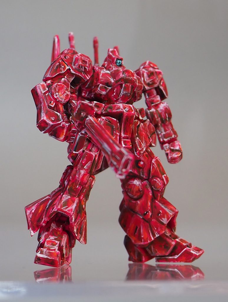 塗り始めてから、あまり良い見た目では無かったので軽く絶望的に作業を進めましたが多少は見栄えする出来栄えにはなった…かと思いたいです。