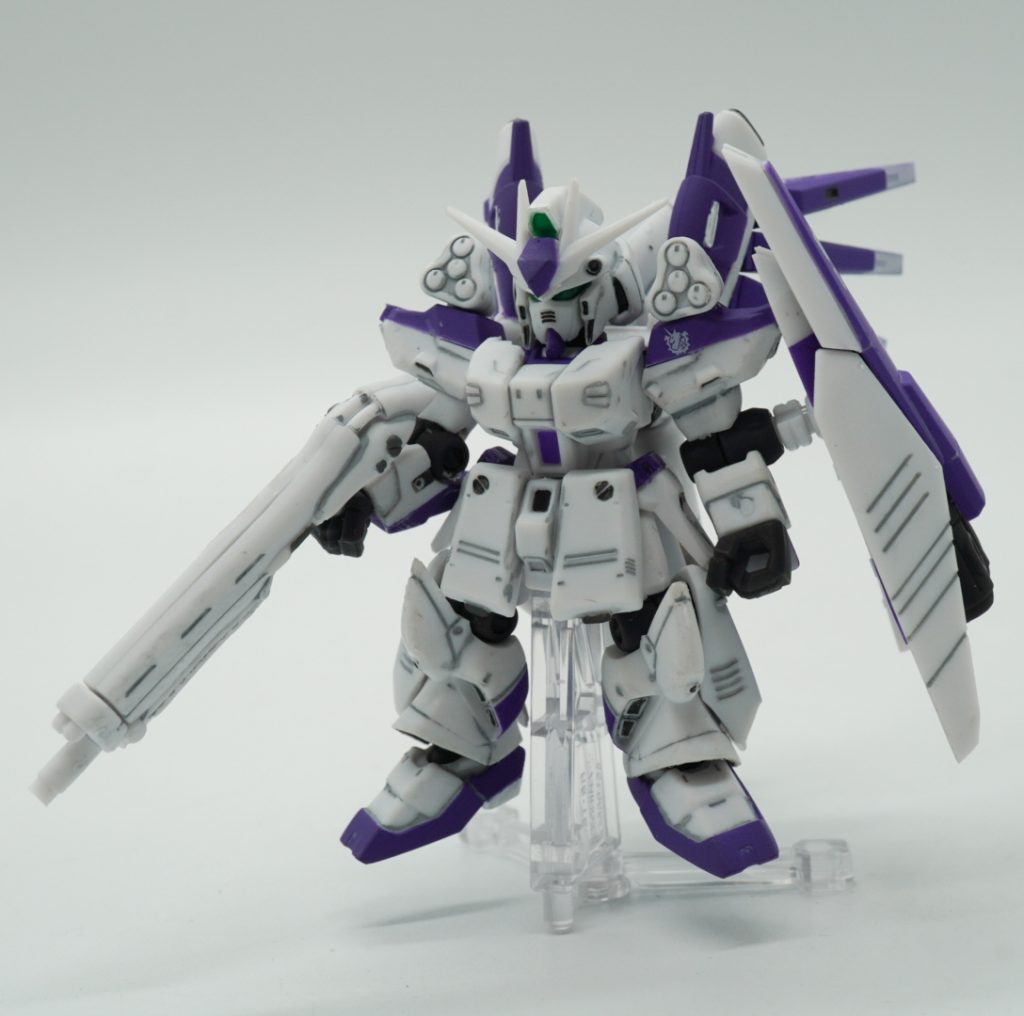 武器セットの、HWS装備。重厚感があって、ガチャポンとは思えないです。