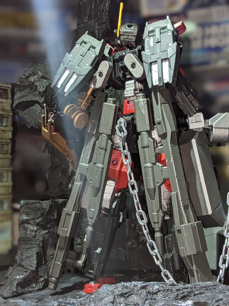 背面ライフルをマウント。