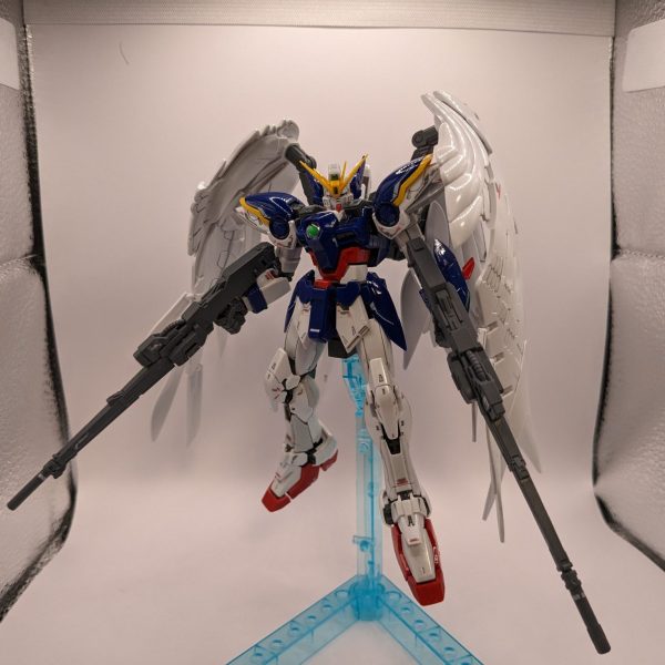RGウィングガンダムゼロ EW 全塗装 RG ウイングガンダム EW レビュー（全塗装） - のるすけホビー