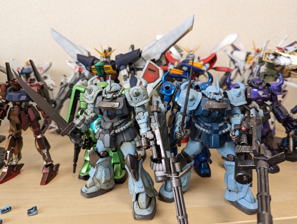 気軽に無塗装ウェザリングも、しっかり塗装ウェザリングもどっちもアリですね😅