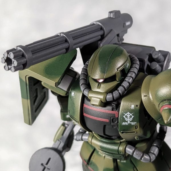 ザクハーフキャノン　with練り消し迷彩