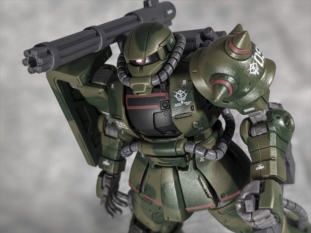 ザクハーフキャノン with練り消し迷彩–8枚目/制作者:おやじ