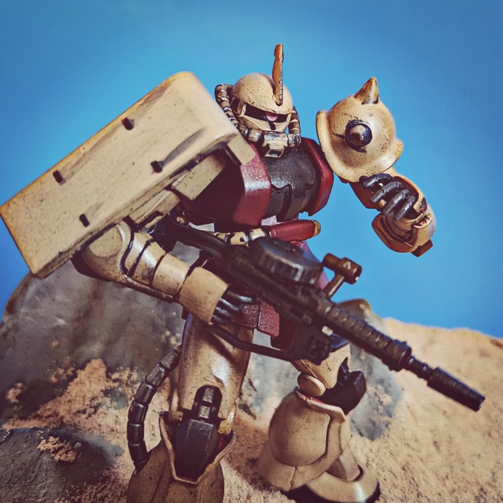 重力の底を動く機械 ザクⅡ｜kgym0さんのガンプラ作品｜GUNSTA（ガンスタ）