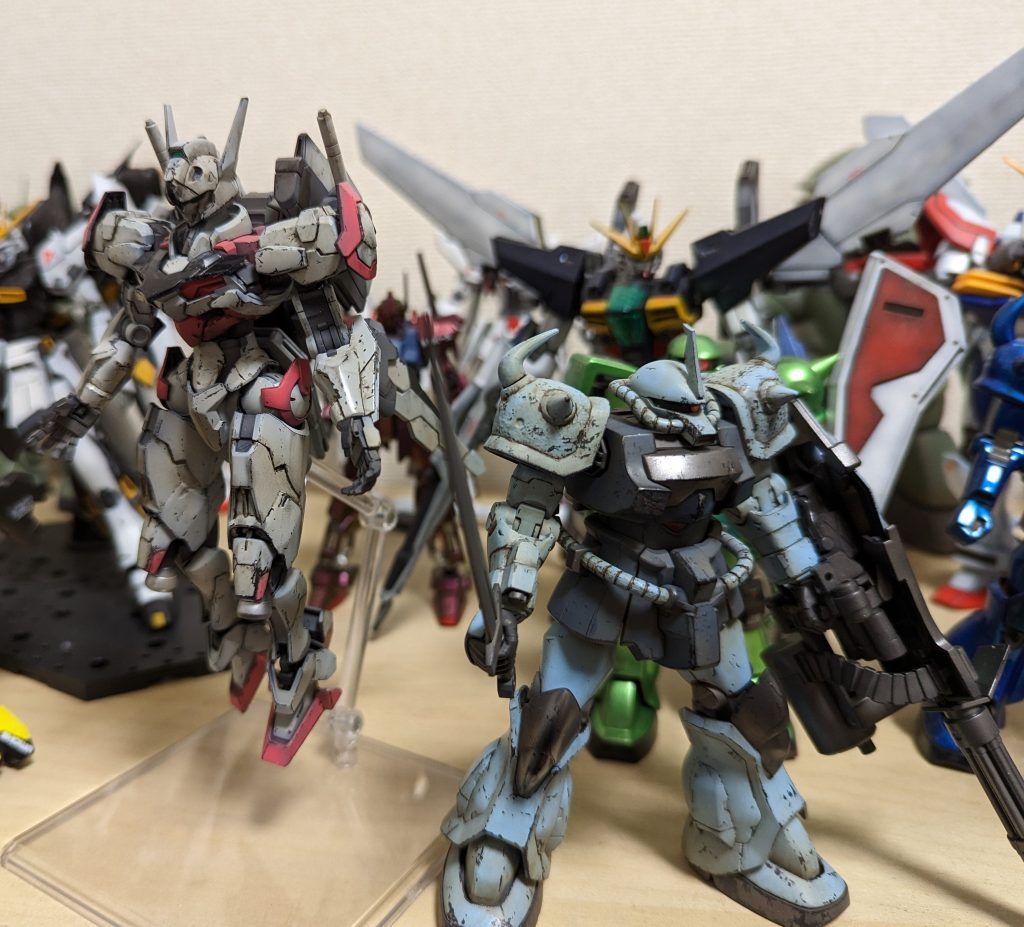 最近のウェザリング仕上げ２体