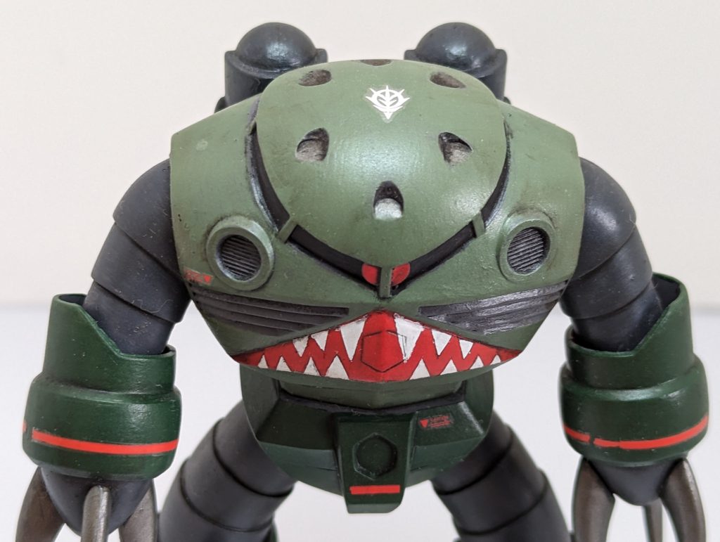 憧れのシャークマウスズゴック！発表されていた皆さんの作品を観てチャレンジしてみました！歯の位置ズレちゃってます！