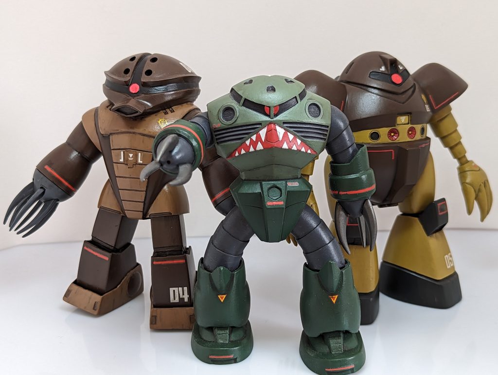 我が家のジオン水泳部員達！