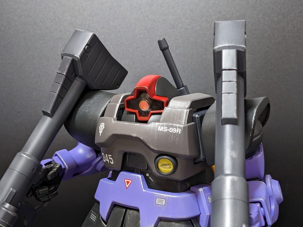 モノアイ、メタルプレートと合わせてやり直し