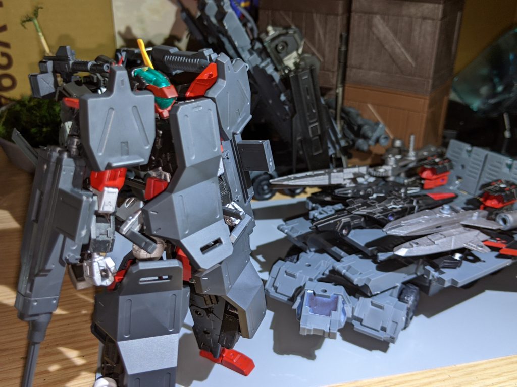 チョバムアーマーのノリで付けただけのファング&ウィングフリーク用キリャア。