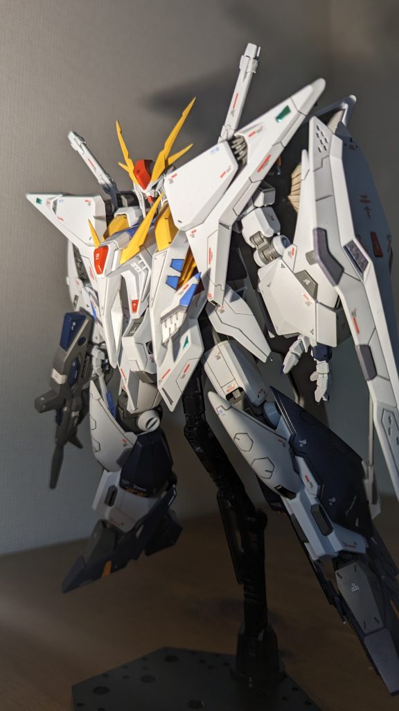 首、腹部、大腿部、足首を工作で延長しました