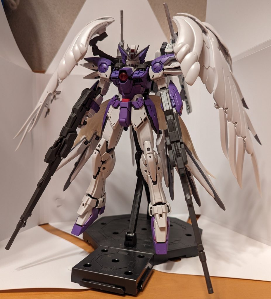 武装ツインバスターライフル腰部フィンファンネルフェザーファンネル