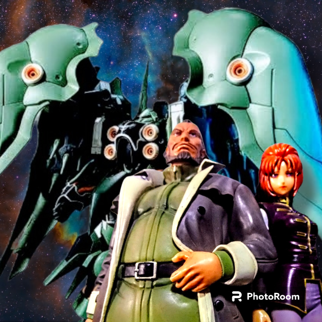 こちらはパチ組のクシャトリア(先日買い逃したので甥っ子のモノを借りました😁)