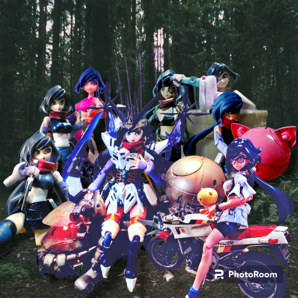 こちらは今迄製作してきたアヤメさんズです。(縞模様(白)ビキニのアヤメさんはレギュレーションに引っ掛かるので含まれていません💦)ほぼほぼ全員揃えたら?大所帯になってしまいました😅最後迄お付き合い頂きましてありがとうございました😁