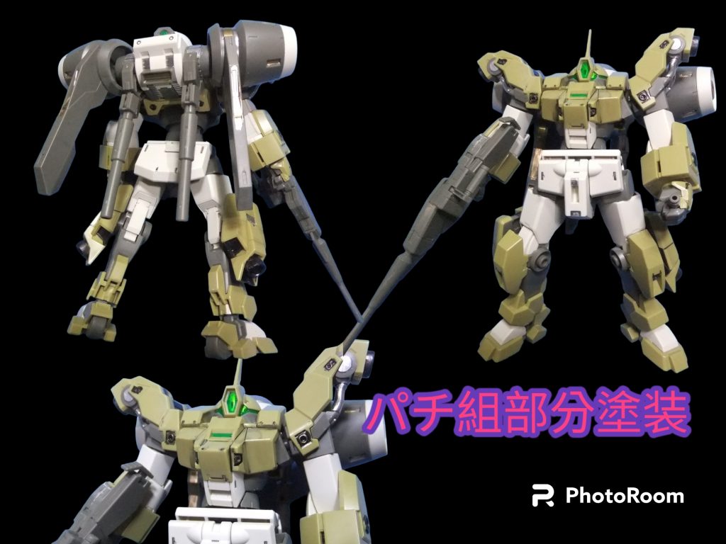 こちらはざっくり組んで部分塗装を行っています😁