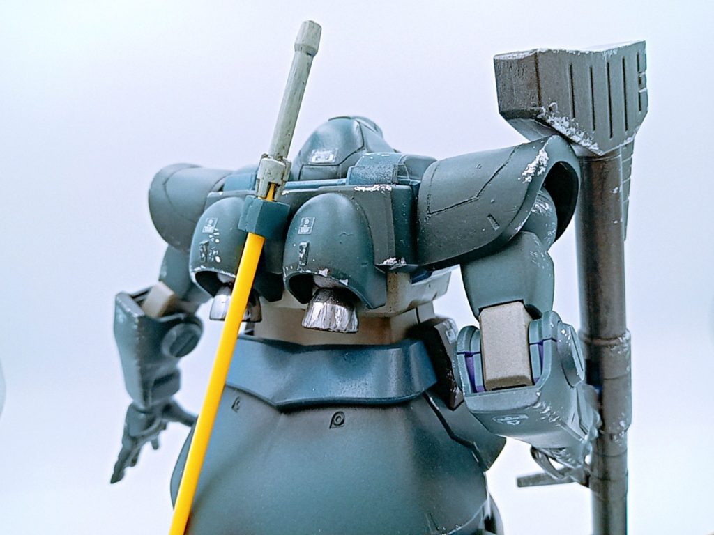 バーニアはメッキ調にしてボディ全体には黒のグラデーションを薄っすらいれてます！