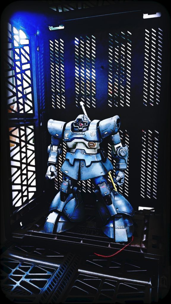 フィルターかけてますが出撃するドム♪