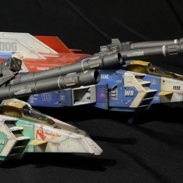 MG Gファイター　スレッガー機、セイラ機