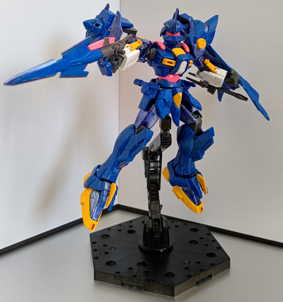 ハイパーGNソードII蒼雷装備ガンブレモバイルではダイバーエース及びスーパーGNソードIIが未実装なのでオリジナル要素