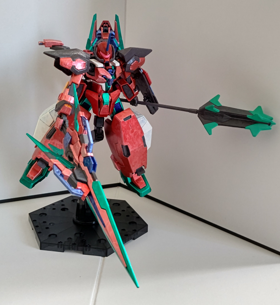 アイアンフルセイバーアタックガンブレモバイル内のフルセイバーアタックだとGNソードIVフルセイバーのみでしたがオリジナルでメイスを持たせてます