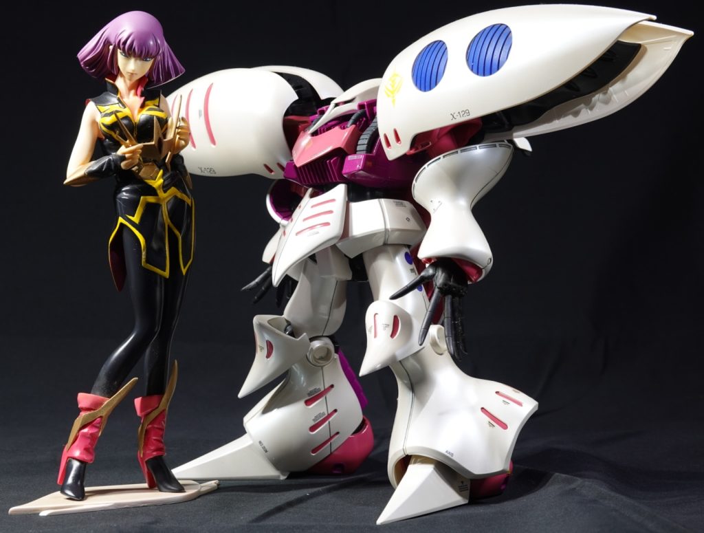 個人的に大好きなハマーン様。調べたらボークスから20年前位に発売されたガレージキットでした。塗装がひび割れてきてたのでいつか再塗装したい。