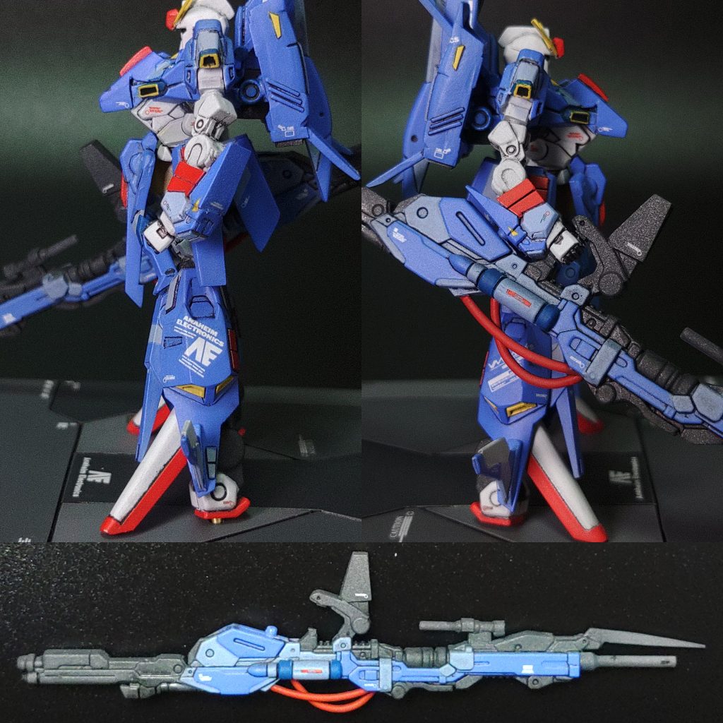 メガ・ビームライフルは元キットのハイパー・メガ・ランチャーを加工して作成。