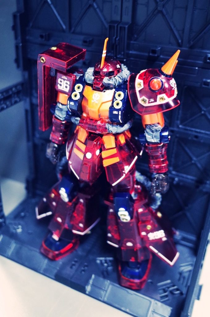 MG サイコ・ザク (クリアカラー+蛍光塗料) ｜だんくら工房・mk