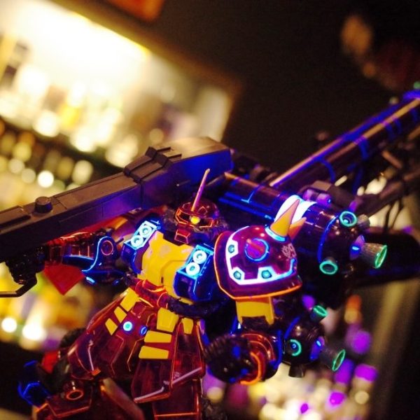 　MG サイコ・ザク (クリアカラー+蛍光塗料)　