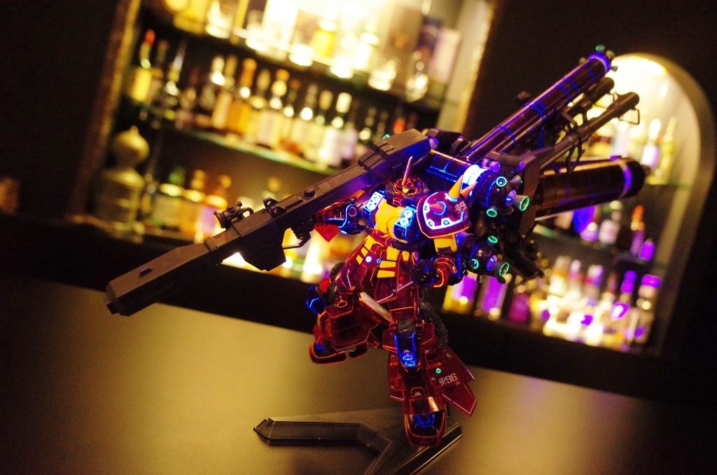 　MG サイコ・ザク (クリアカラー+蛍光塗料)　–2枚目/制作者：だんくら工房・mk戦車