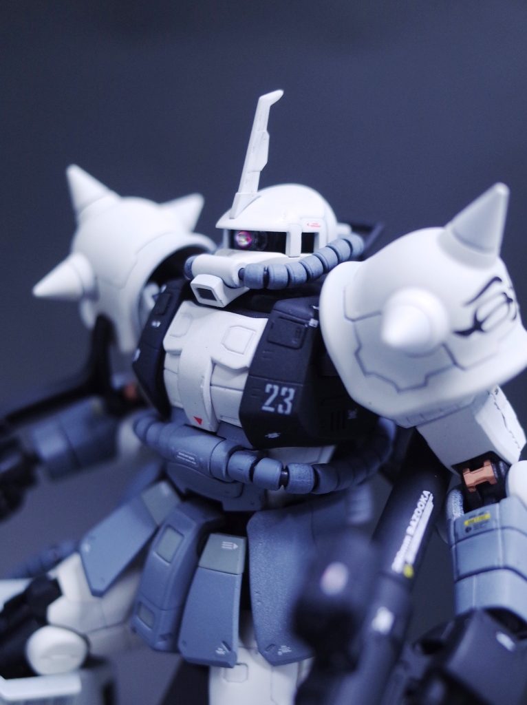 　1/144 RG シン・マツナガ専用ザクⅡ(カスタムタイプ)　–6枚目/制作者：だんくら工房・mk戦車