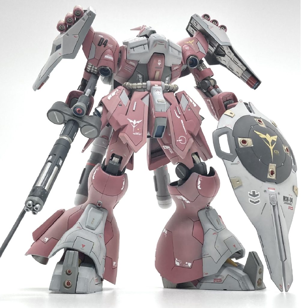 HGヤクトドーガクエス機です。ガンスタにはアップしてませんでしたがギュネイ機と二つまとめて購入できて2023年1月にコツコツと制作したプラモです。