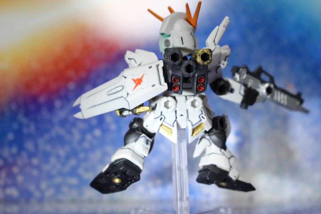 背中。バックパックバーニアがお気に入り