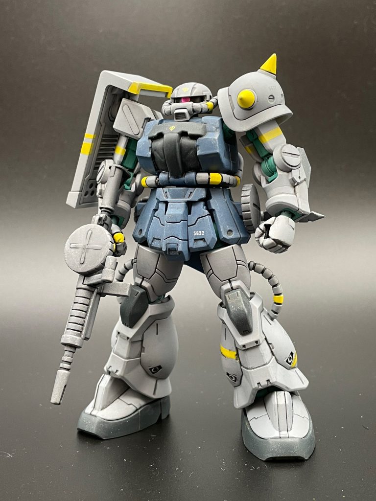 食玩キットでありながら可動と付属武装の種類の多さでプレイバリューも高く、パーツ分割も多すぎず、サイズも手頃で塗装の練習や検証などにもちょうど良いのではないでしょうか。個人的にこのF2のディテールアレンジはすごい気に入っていて造形もいい塩梅のアップデート加減だと思います。