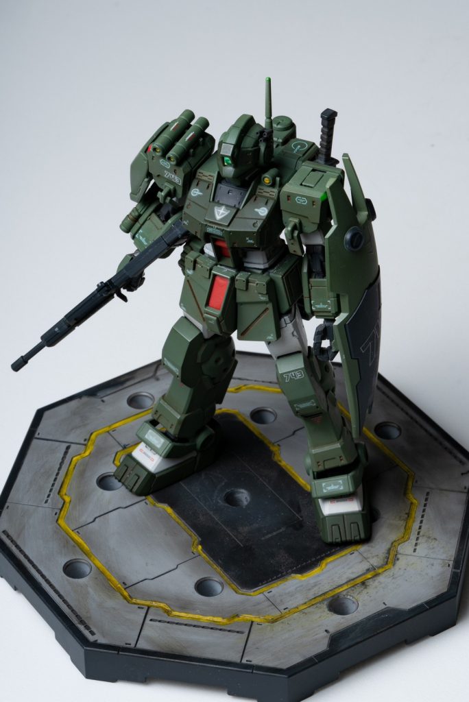 今回のジムスパルタン製作、今まで平面でしか見たことがない機体でしたが改めて立体化されて解る事もたくさんあってとても楽しい工作でした。ここまで出してくれたなら対抗馬のグフハンターのモデルアップにも期待してしまいますね。ジムスパルタン、非常にキットの出来も良好で尚且つカッコいいのでオススメキットで間違いないと思いますよ。