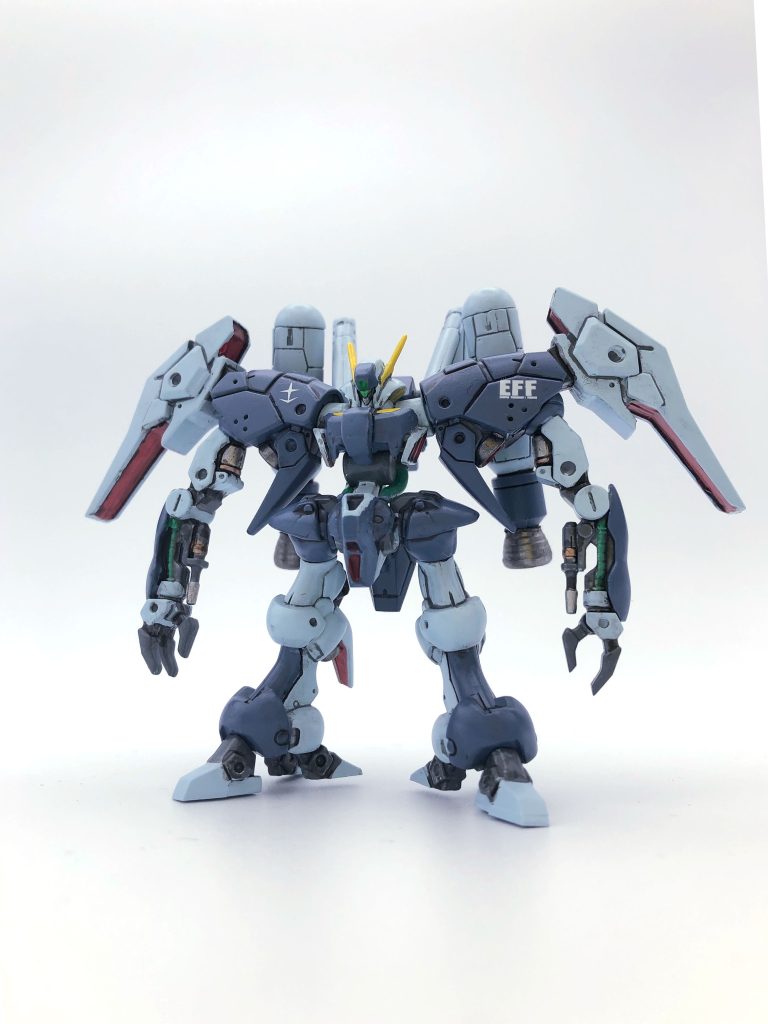 これで60mmちょっとの極小モデル。ワンコインの食玩で50パーツくらいでこのディテール、満足度がすごいんです。