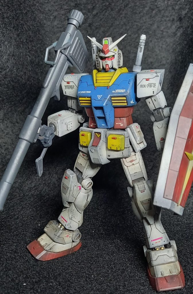 HG　RX-78　ガンダム　汚し塗装–5枚目/制作者：@feiru777
