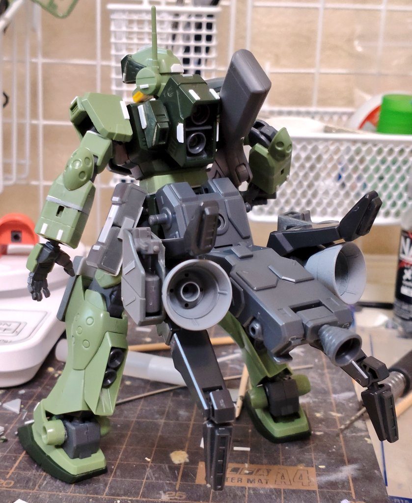 HG ジムスナイパーK9改修機–4枚目/制作者：ハリー