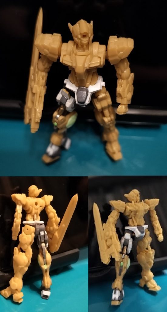 ５）【ウラバナシ】当初ダブルオーライザーでアトラスガンダムを作ろうかと思っていましたが、みるくマンジュウさんがすんごい作品を公開されたので、計画を変更。