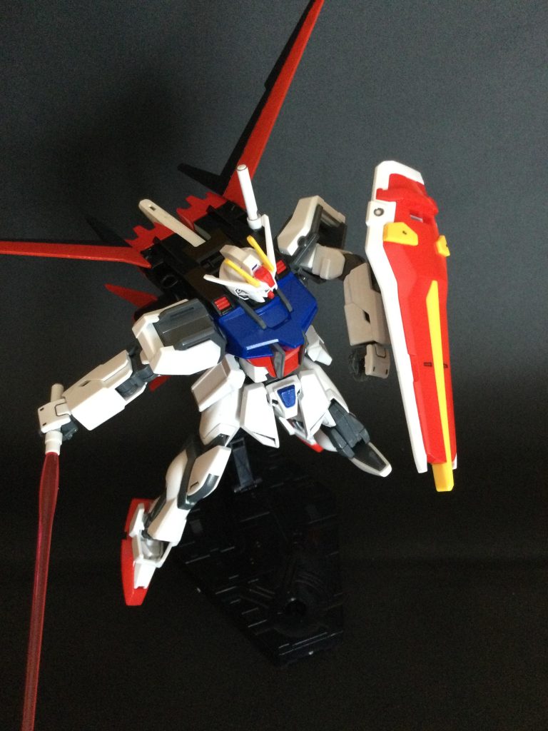 アニメみたいな激しいポーズを取らせてみました。