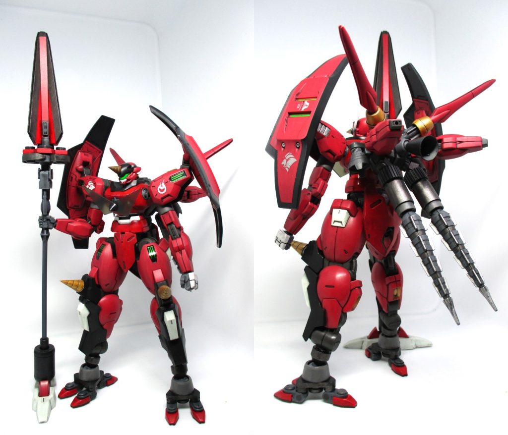 ドリルでロボならあいつだろうっていうアレを参照しつつ、ダリルバルデにドリル要素をもりこんだらって感じで改造しました。